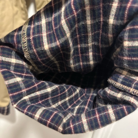 LL Bean Men’s Sz: 40x32 Comfort Waist Khaki Tan Pants Fleece Lined. 100% Cotton. - Picture 8 of 12